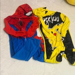 (2 for the price of 1)
Spider-Man and Pikachu Kids Onesies